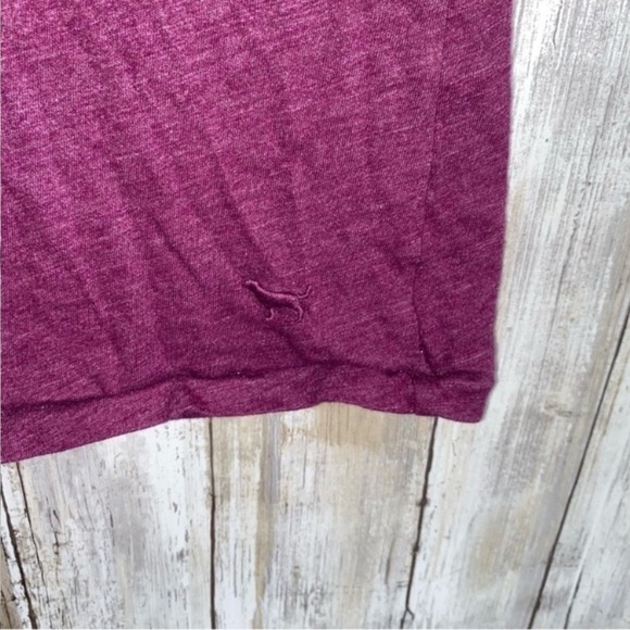 PINK VS Purple V Neck Tee - Picture 3 of 4